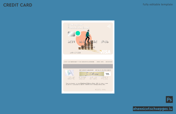 USA Synchrony Financial Bank Visa-Kartenbeispielvorschau